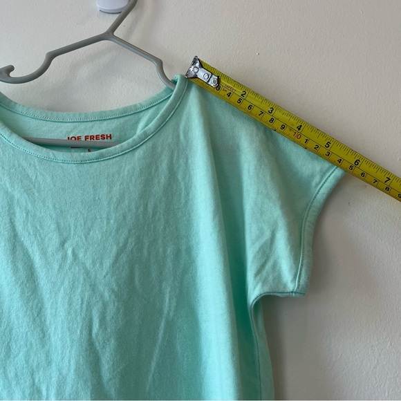 ๐ผ 5/$25 Joe Fresh Toddler Girl Mint Green T-Shirt Dress Size 5 Cotton Casual - Picture 5 of 7
